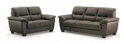 Leather sofa real leather 3 2 seater