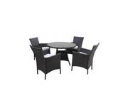Milan 4 Piece Chairs weave set (no table) RRP £330 Brand new in box