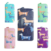 Sausage Dog Oilcloth Long Purse - JC Unique Wholesale UK