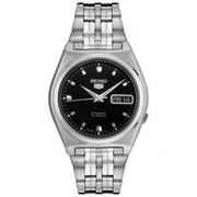 Buy Seiko 5 Gents Black Dial Self Winding Automatic Bracelet Watch
