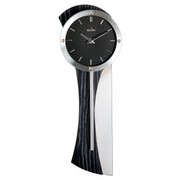 Buy Acctim Bromsgrove Black Ash Effect & Mirror Pendulum Wall Clock