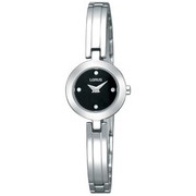Lorus Ladies REG55FX9 Stainless Steel Semi Bangle Dress Watch