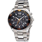 Buy Accurist Gents Chronograph Black Dial Stainless steel Watch