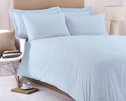 Buy Sky Blue Egyptian cotton Complete Bedding Set