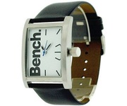 Buy Bench Men's Black Strap White Dial Watch