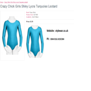 Stylewar Bring A Perfect Collection Of Crazy Chick Girls Leotard In Uk