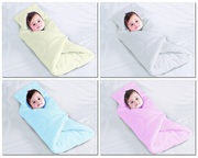 Soft Touch Fleece Baby Swaddle Blanket with Padded Pillow 0 - 4 Months
