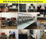 High Potential Newly Established DTG Printing & Embroidery Business