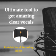 Buy Excellent Portable Vocal Booth For Recording Voice