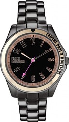 Pauls Boutique Womens Quartz Watch with Black Dial PA001BKTT