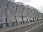 aluminum sound barrier,  aluminum noise barrier,  highway sound barrier