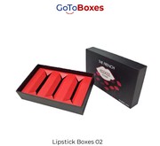 Custom Lipstick Boxes Packaging Wholesale at GoToBoxes
