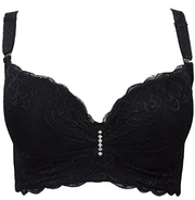  Lace Bra for Women Push Up 3/4 Cup