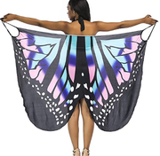 Spaghetti Strap Butterfly Printed Bikini Cover Ups Backless 0601