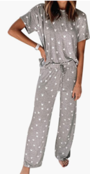 Women's Print Pyjama Sets 2 Piece Short Sleeve T1015