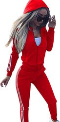 Tracksuit Long Sleeve Zip Up Hooded Sweatshirt Hoodies240522