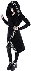 Witchcraft Hooded Cardigans Occult Punk Hoodie Jacket240803